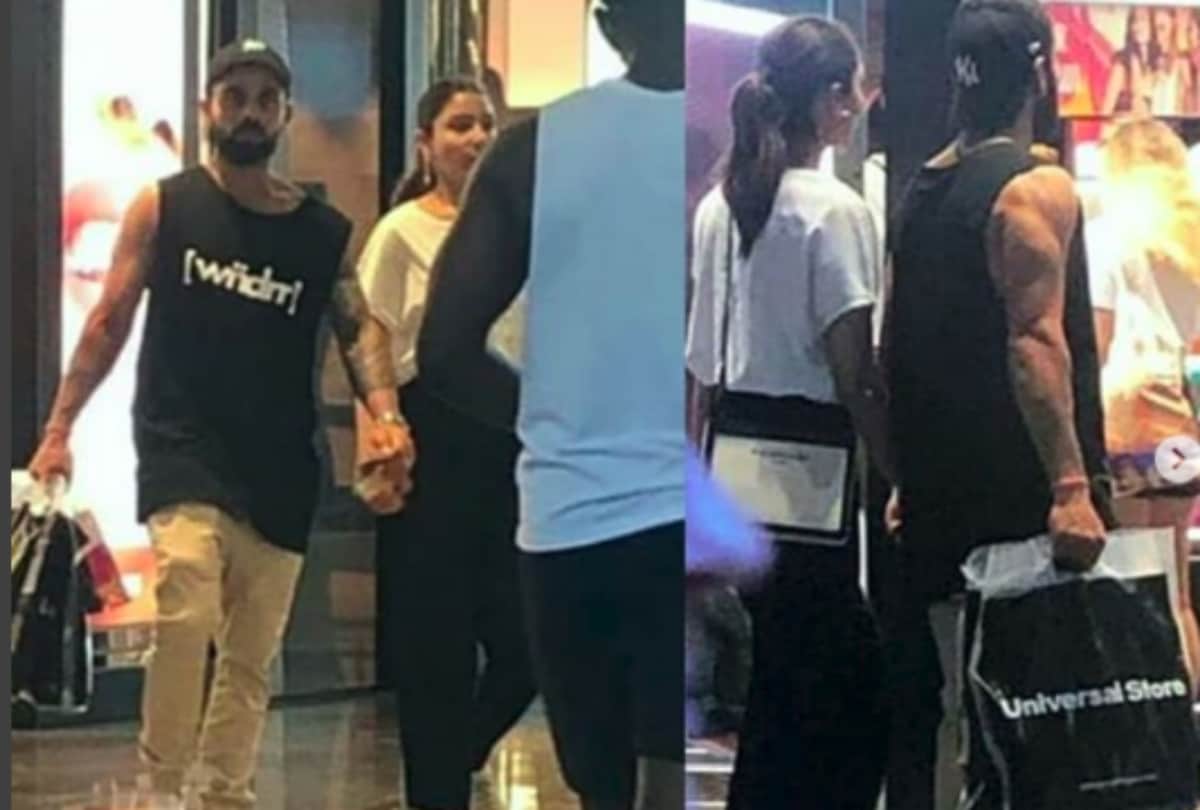 virat kohli and anushka sharma spotted before ind vs aus match