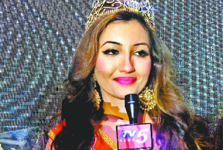 shri saini crowned miss india worldwide in USA
