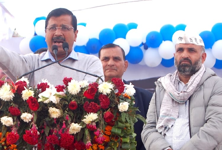 Delhi's CM Arvind kejriwal's rally in kaithal of Haryana
