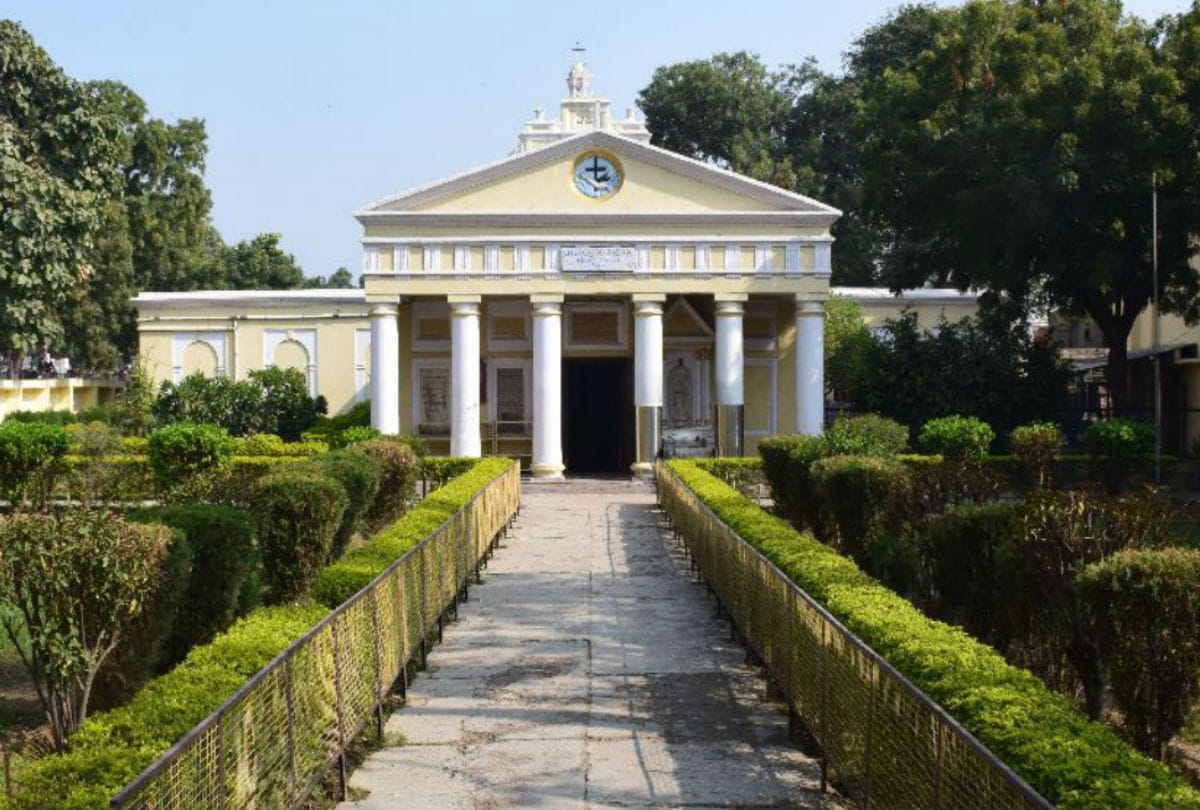 four century old historical akbari church in agra