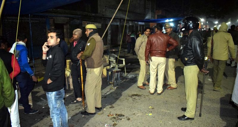 युवक की पिटाई के बाद भड़का आक्रोश