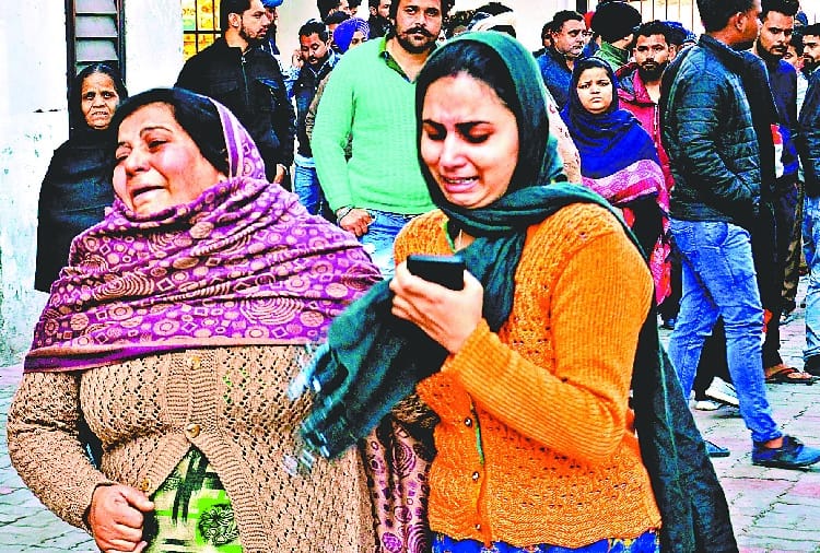 murder of a young man outside the home in Amritsar