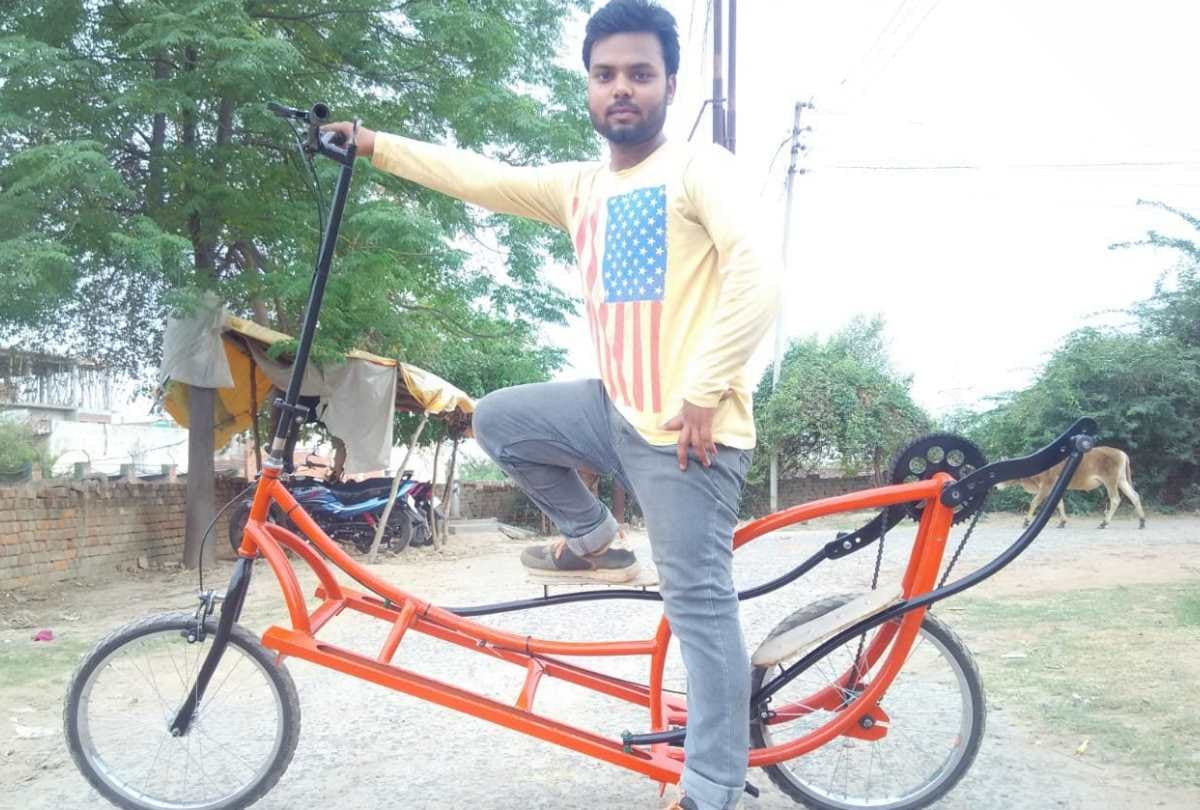 B.Tech students made bicycle for elderly people