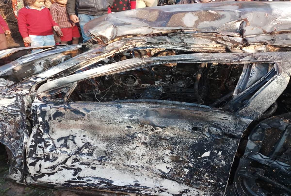 Road Accident in Hathras, 4 people dead
