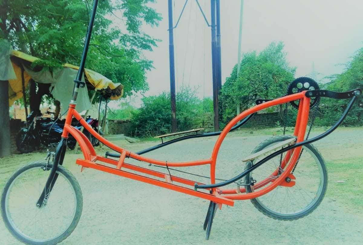 B.Tech students made bicycle for elderly people