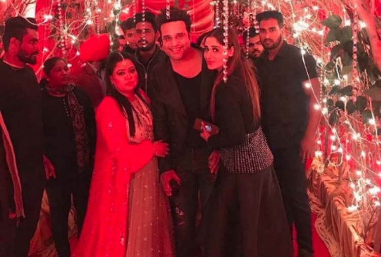 kapil sharma and ginni chatrath wedding reception photo viral