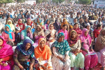 Delhi's CM Arvind kejriwal's rally in kaithal of Haryana