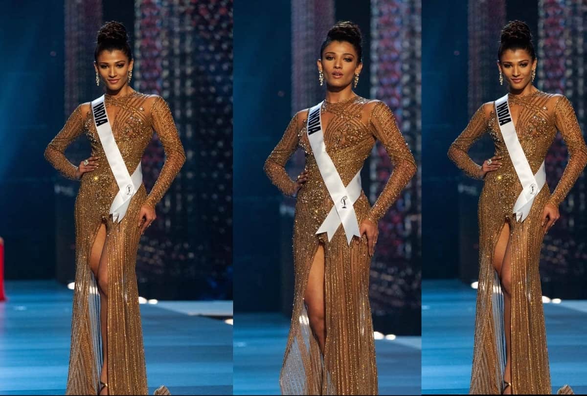 miss universe 2018 nehal chudasama sets the ramp in fire in bikini round