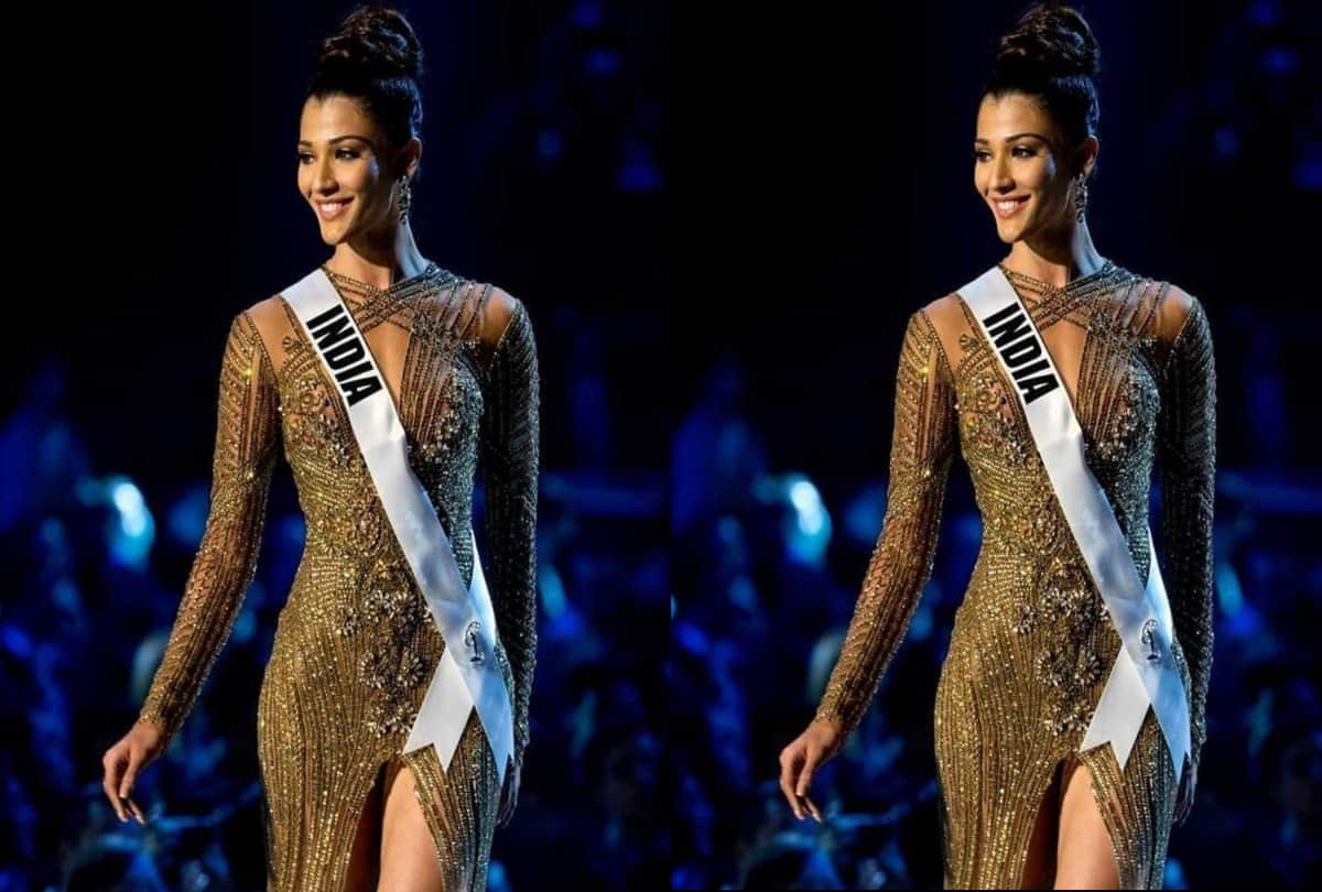 miss universe 2018 nehal chudasama sets the ramp in fire in bikini round