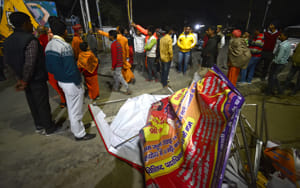 Sage's ruckus on tearing the banner of Juna Akhara