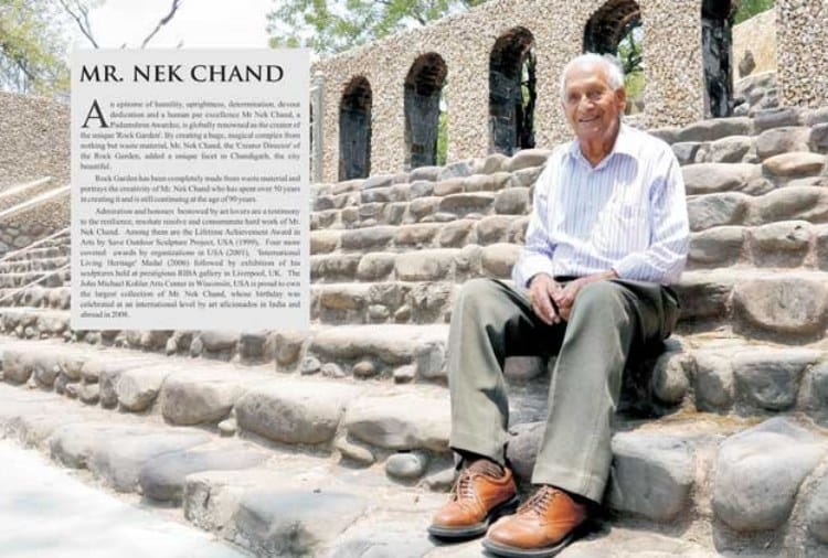 Wonder Land Rock Garden Creator Rock Legend Nek Chand Birthday