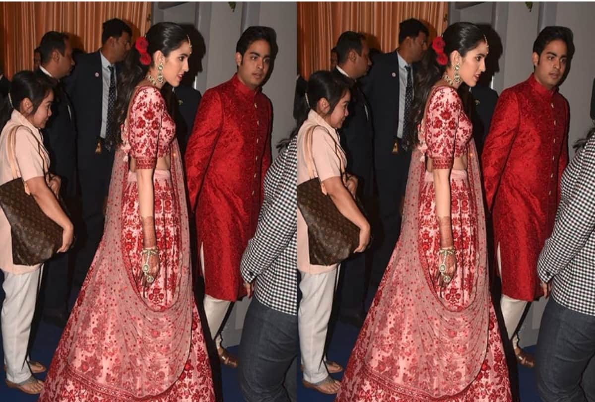 Isha Ambani Anand Piramal reception Shloka mehta stuns is a pink and red lehenga
