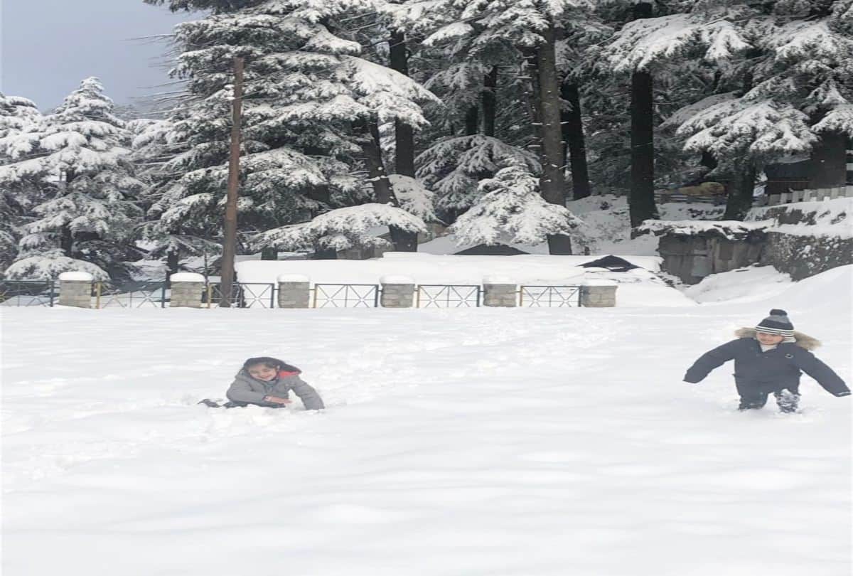 intense cold wave in himachal after snowfall and lakhs Frozen