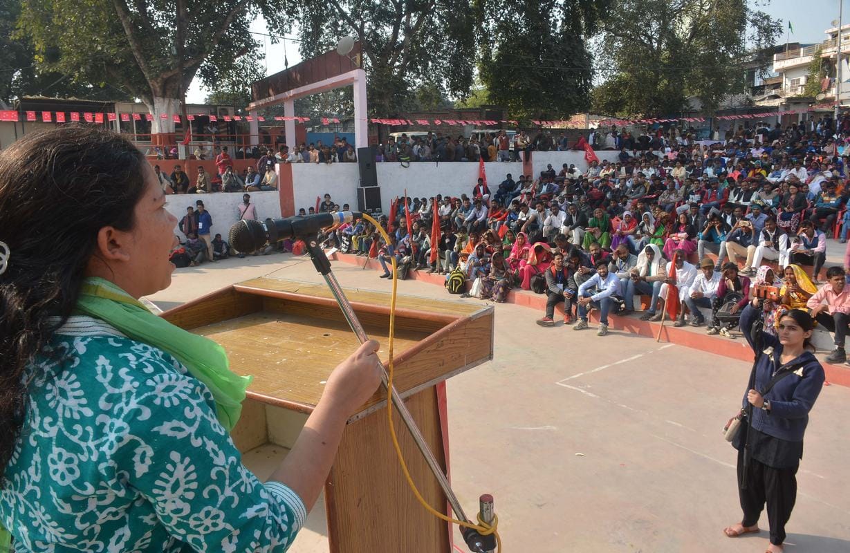 inqilab naujawan sabha rally in varanasi