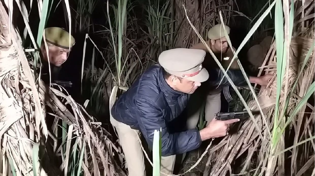Rookie arrested in encounter, one absconding
