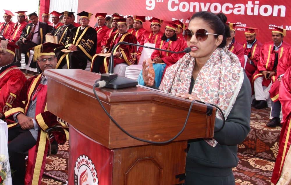 International Wrestler Babita Phogat become graphic era university sports Ambassador