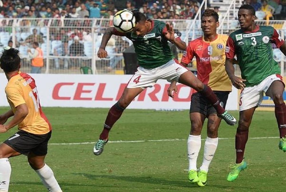 East bengal beat mohun bagan by 3-2 in I-Leauge