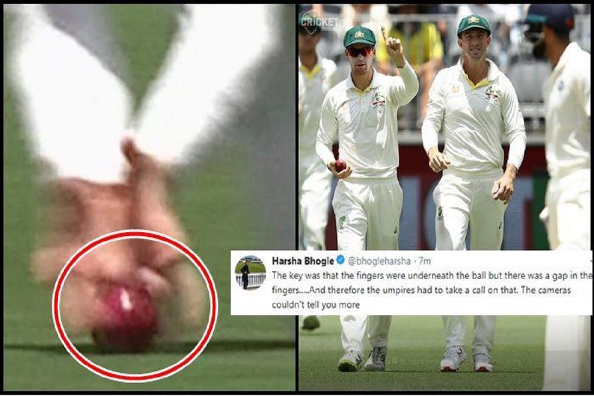 virat kohli controversial dismissal by peter handscomb video viral