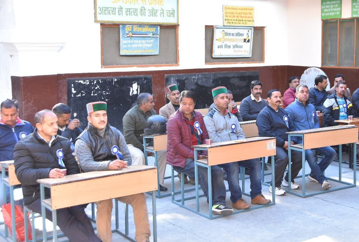 teacher mahasangh meeting in rampur bushar shimla himachal pradesh