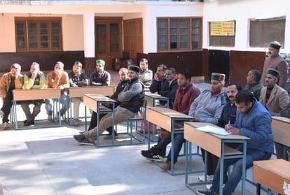 teacher mahasangh meeting in rampur bushar shimla himachal pradesh
