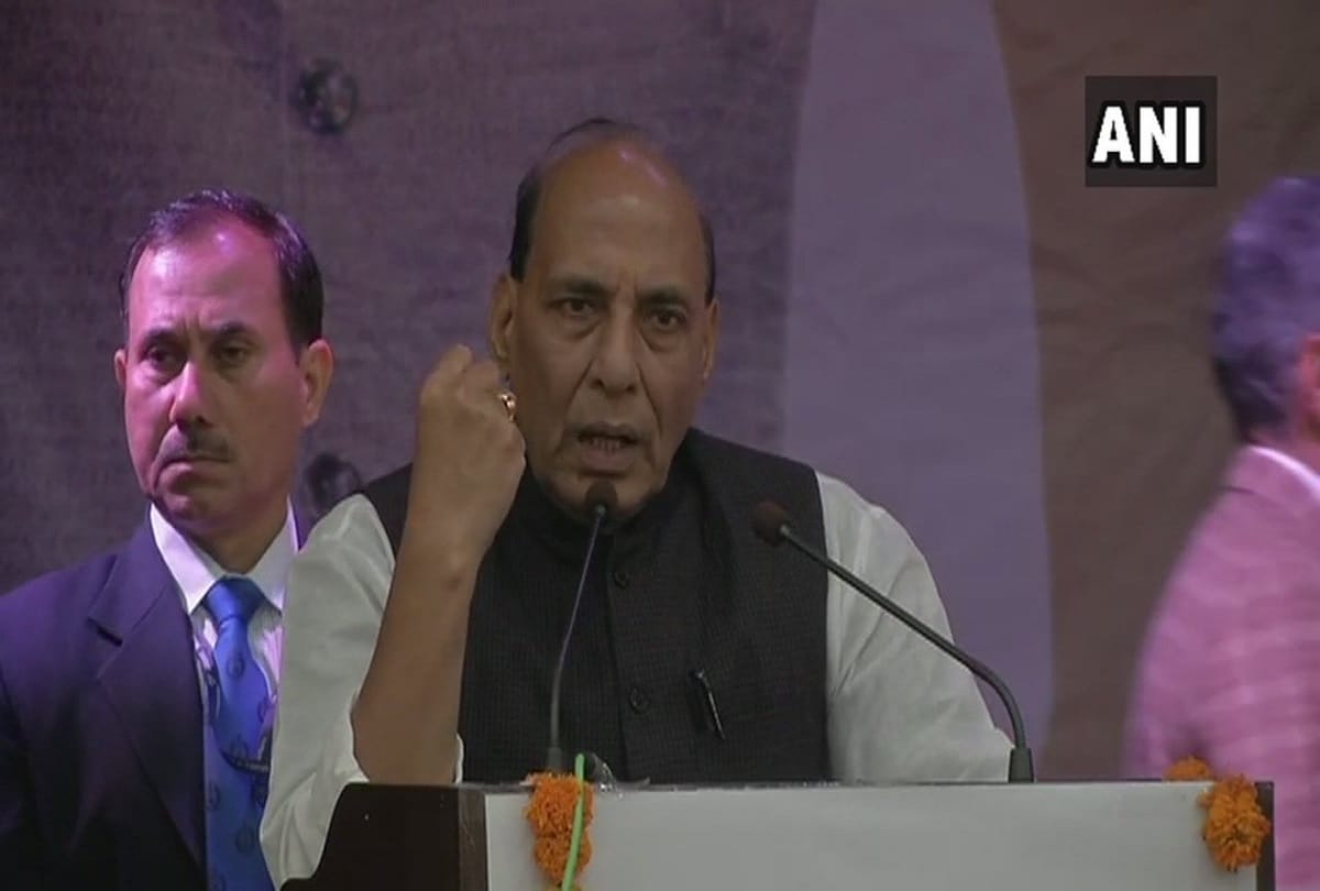 Rajnath Singh said When I was the CM of UP there was an increasing problem of naxalism
