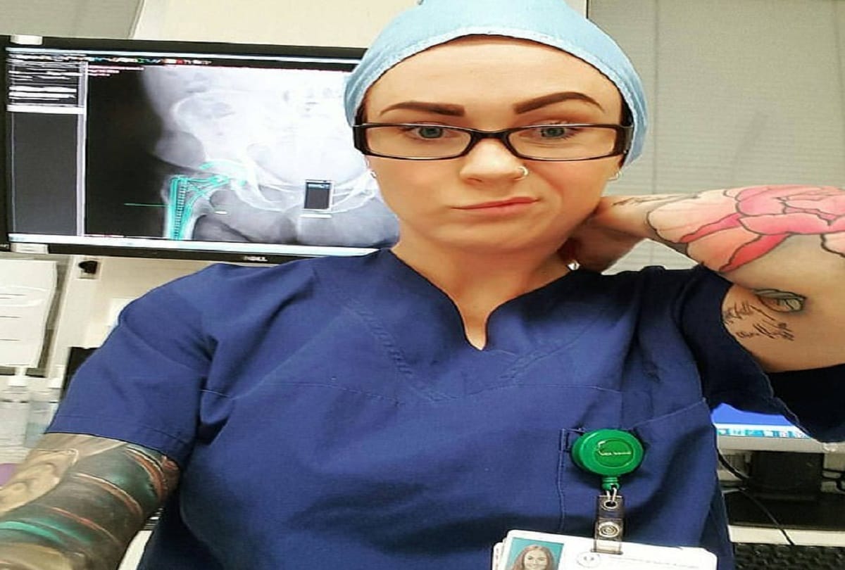 Worlds most tattooed doctor Sarah Gray has tattooes all over her body
