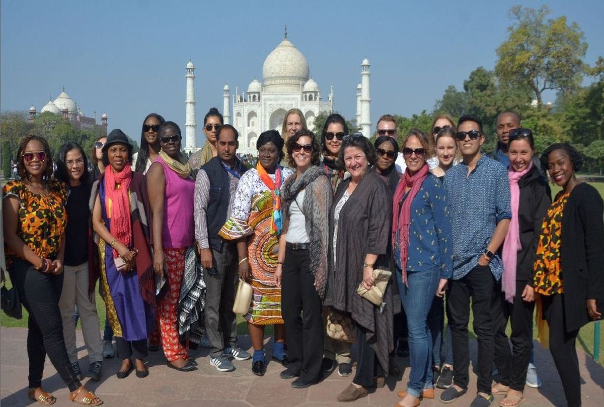 Miss Teen Internationals visits Taj Mahal