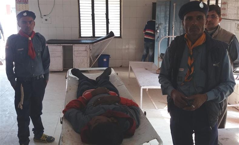 Student wounded when showing feat