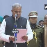 भूपेश बघेल का शपथ ग्रहण समारोह