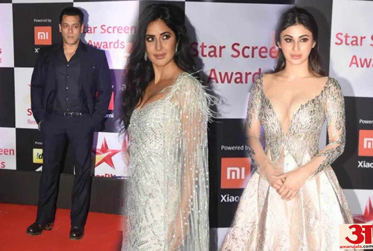 salman khan, Katrina kaif and Mouni roy hot avtaar at star screen awards