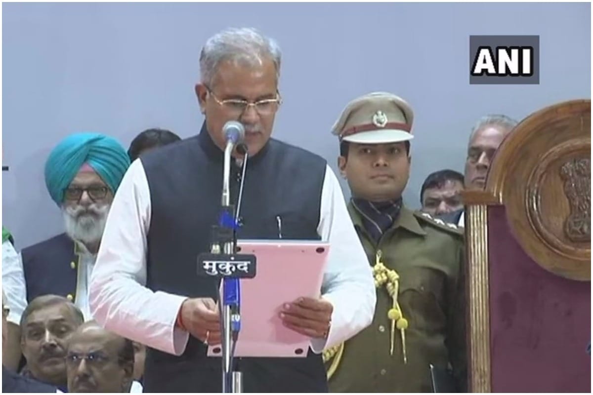 Chhattisgarh assembly elections: Bhupesh baghel oath as new CM