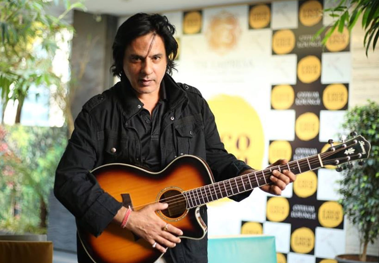 Indian film actor and producer Rahul Roy in kanpur