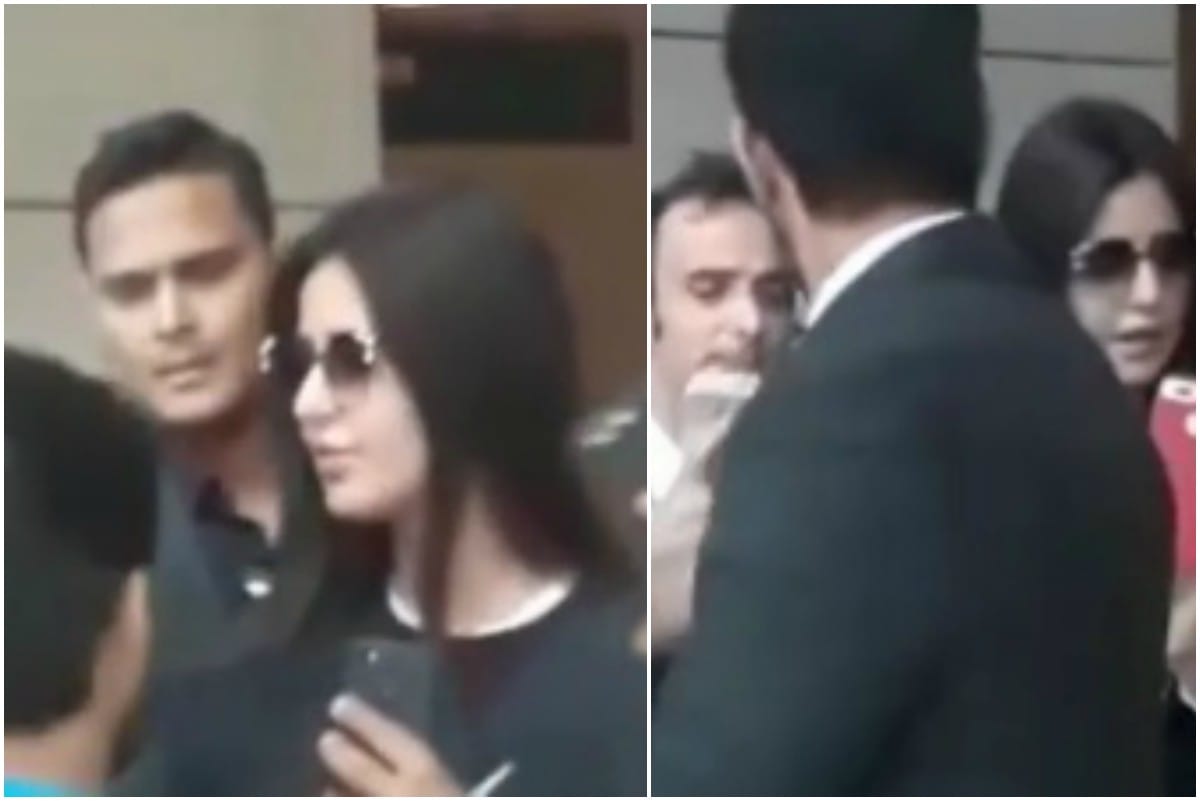 Zero film Katrina Kaif got angry on fans at airport video Viral