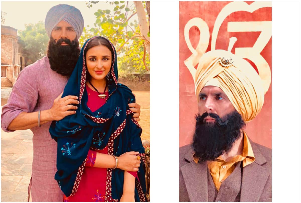 Kesari new pics has Akshay Kumar with Parineeti Chopra
