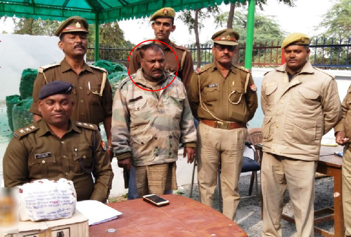 police recovered illegal liquor from truck in firozabad