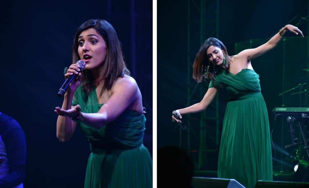 playback singer neeti mohan concert in varanasi