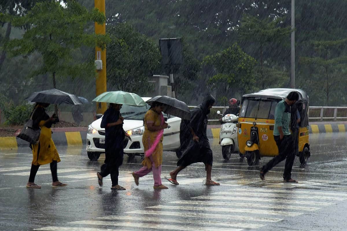 Pictures showing effect of cyclone Phethai in costal areas of Andhra Pradesh