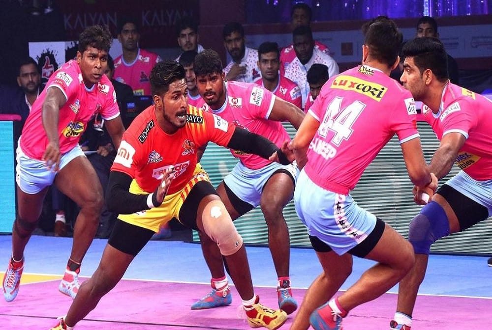 U.P. Yoddha Beat Patna Pirates by 47-31 in pro kabaddi 2018