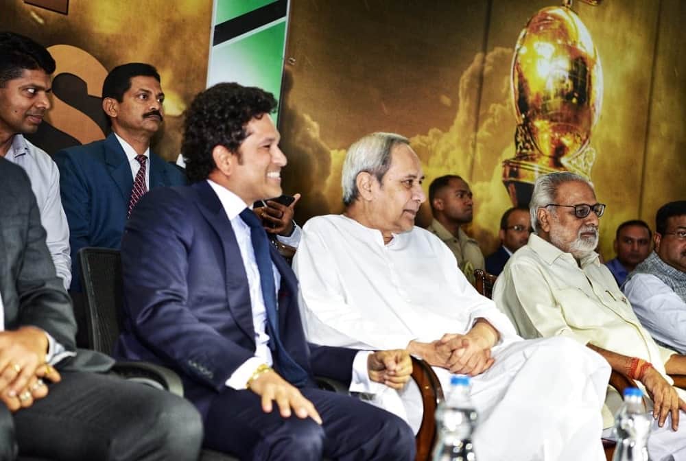 Sachin Tendulkar attended Hockey World Cup 2018 final at Kalinga Stadium in Bhubaneshwar