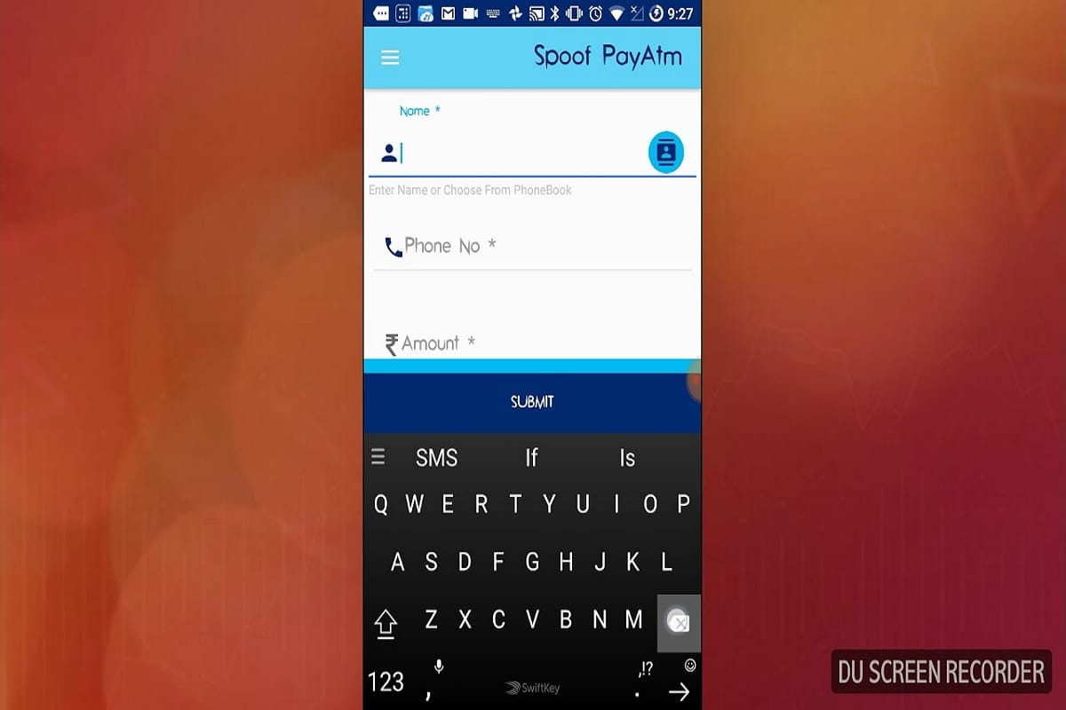 Spoof Payatm