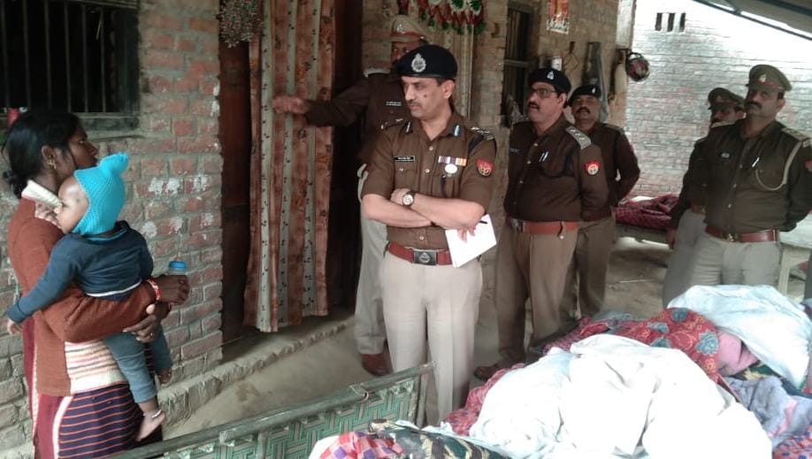 fear in jaunpur village after double murder