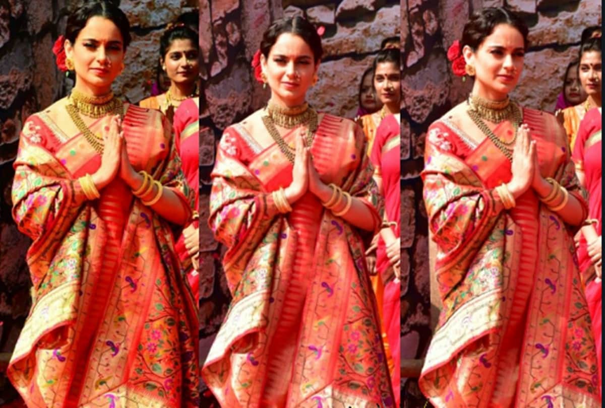 Kangana Ranaut grand entry at Manikarnika The Queen of Jhansi trailer launch