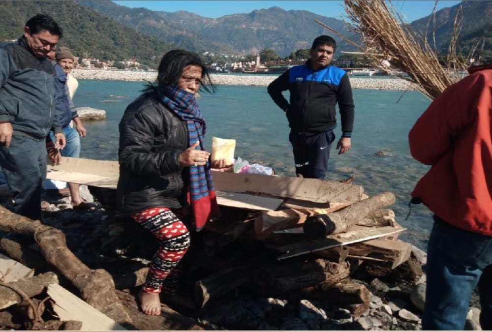 Daughter Done Mother cremation in tehri