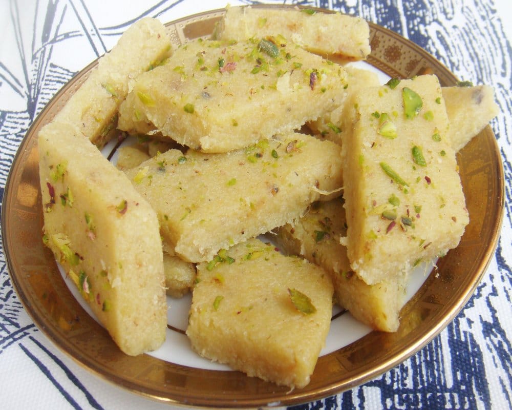 Delicious Recipe of sweet potato burfi