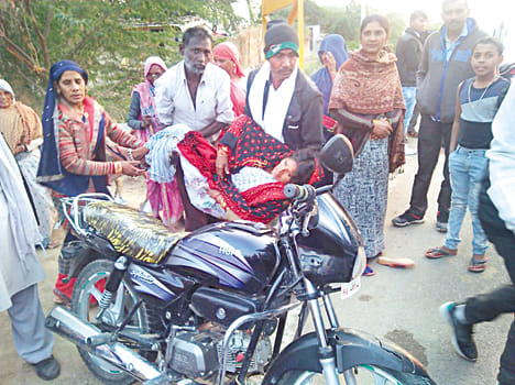 Truck collides with bike, killing young man