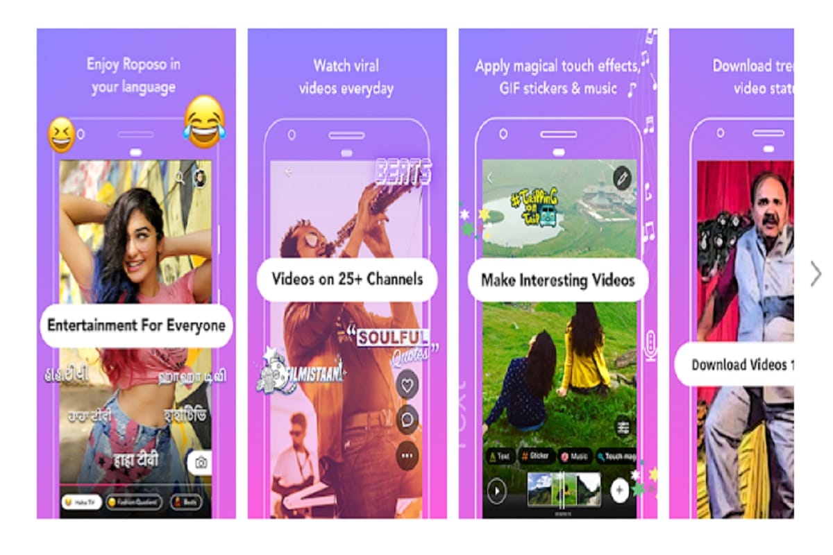 Roposo Fun Videos, Editing, Chat Status, Camera app, you can earn upto Rs 10,000
