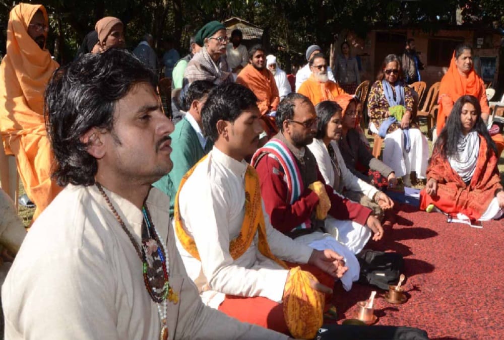 Many states protester arrives haridwar matri sadan for ganga protection