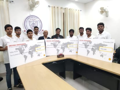 IIT BHU wins first prize in shell eco marathon competition