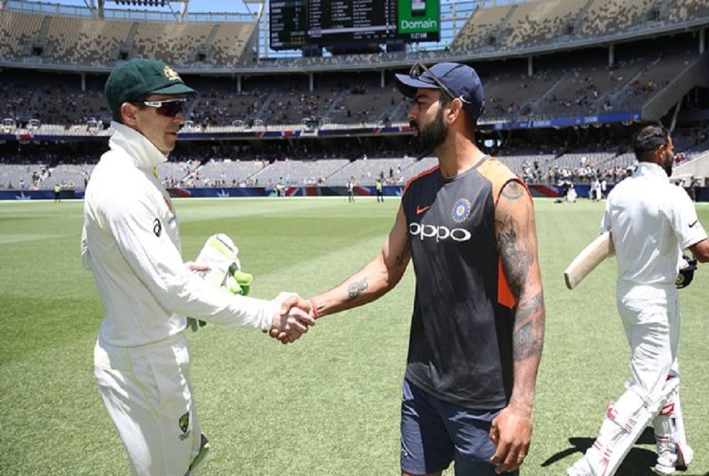 Video: Virat Kohli and Tim Paine Contrasting reactions post-match in perth