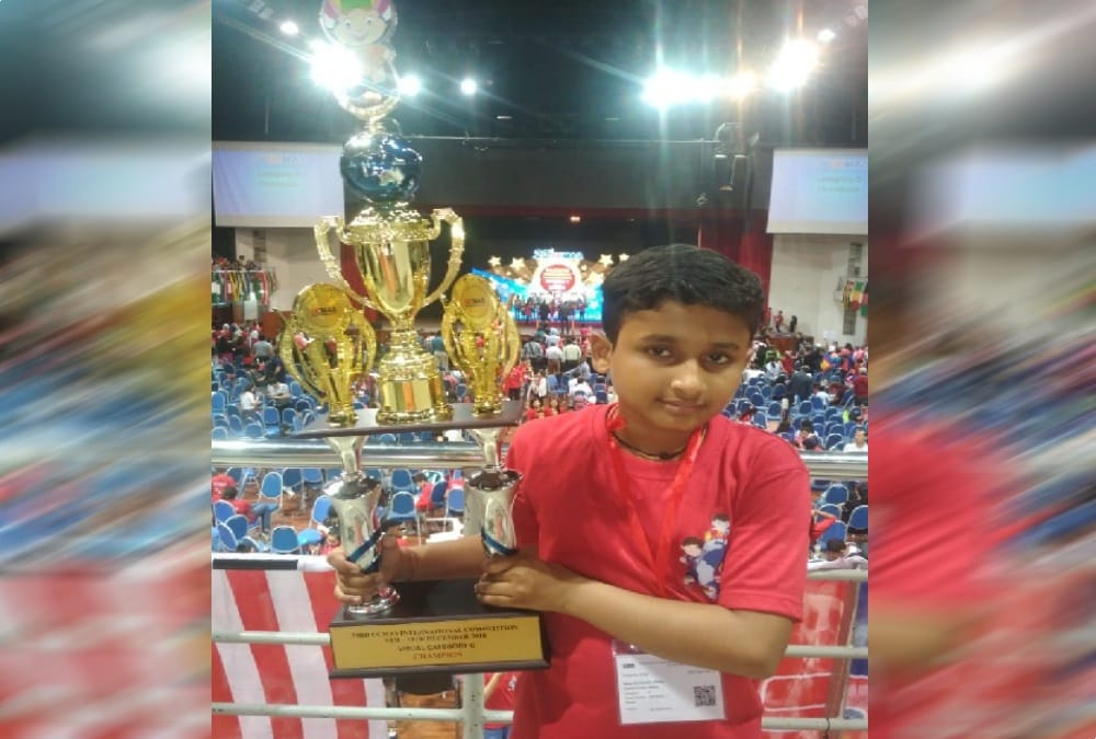 Uttarakhand 5th class student make record of 1500 mathematics answer in 7 minutes